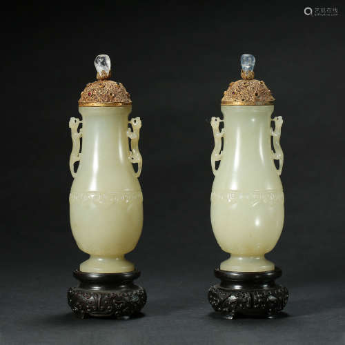 Ming Dynasty,Jade Bottle