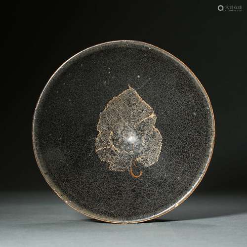 Song Dynasty,Jizhou Kiln Wood Leaf Calyx