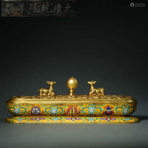 Qing Dynasty,Choisonne Incense Burner