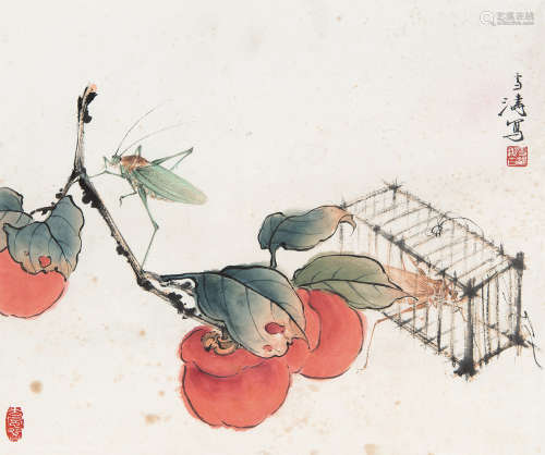 王雪涛（1903～1982） 秋趣 镜心 设色纸本