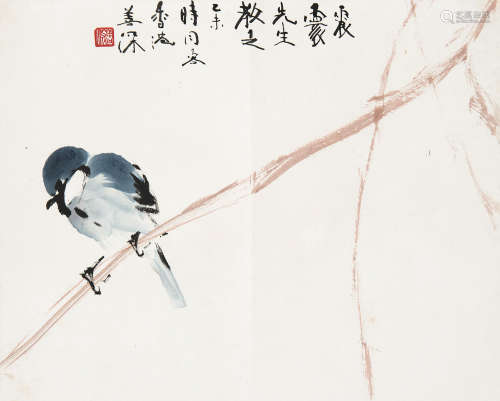 杨善深（1913～2004） 花鸟 镜心 设色纸本