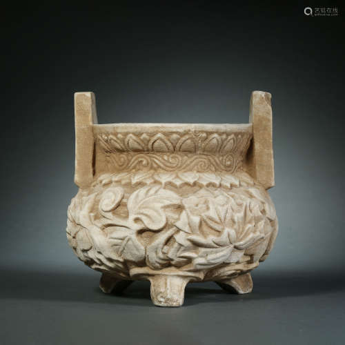 Yuan Dynasty,Stone Incense Burner