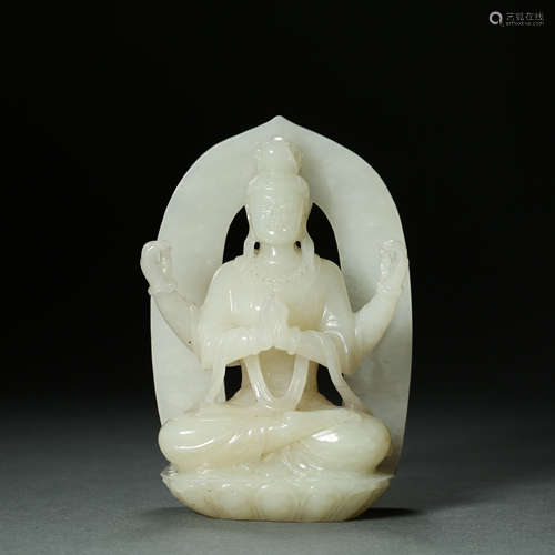 Qing Dynasty, Jade Buddha Statue