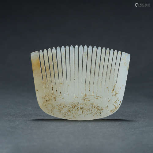 Tang Dynasty, Jade Comb
