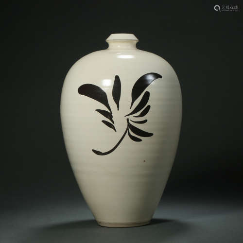 Song Dynasty,CiZhou Kiln Prunus Vase