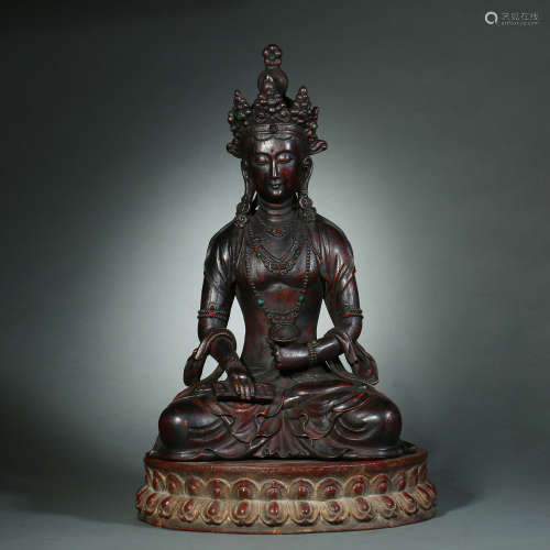 Qing Dynasty, Agalwood Avalokitesvara Buddhisattva