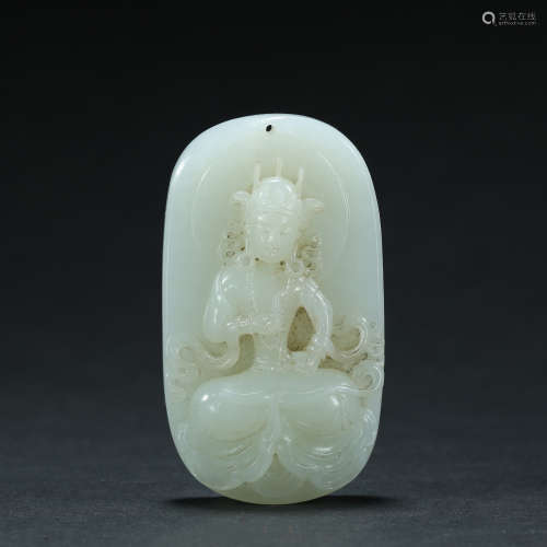 Qing Dynasty,Jade Avalokitesvara Buddhisattva
