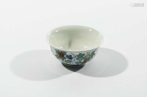 chinese doucai porcelain bowl