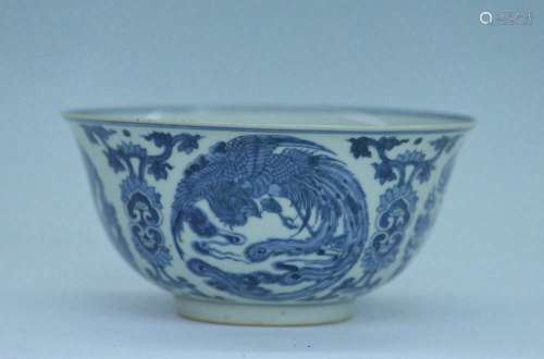 chinese blue and white porcelain bowl