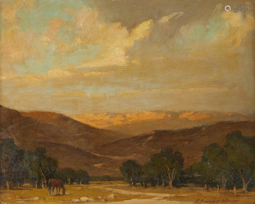 Redmond Stephens Wright Landscape Oil on Board