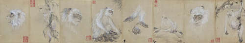 高奇峰 猿祖图