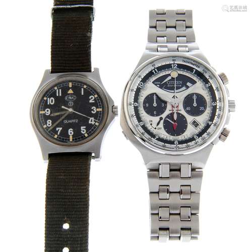 A group of eight assorted watches, to include examples by Ci...