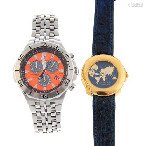 A group of eight watches, to include examples by Raymond Wei...