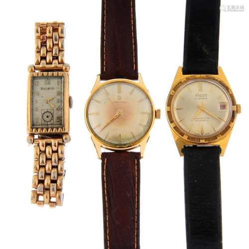 A group of ten assorted watches,