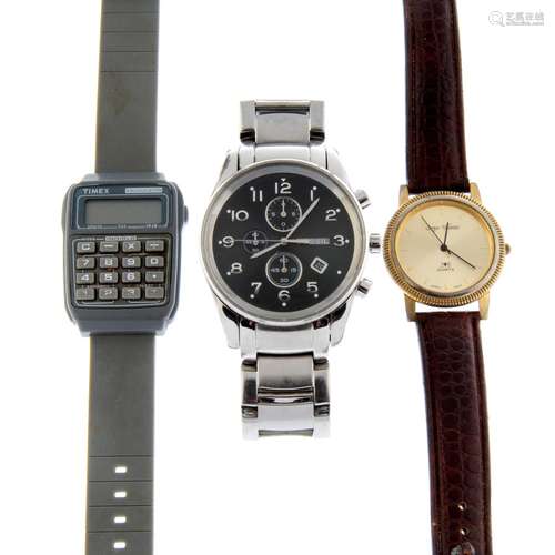 A bag of assorted watches.