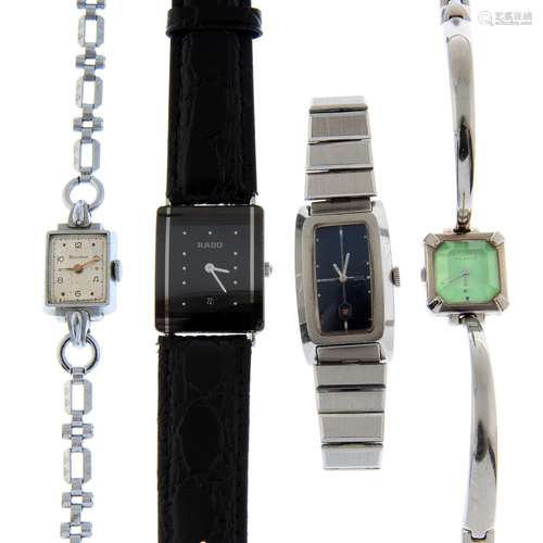 A group of four assorted watches, to include an example by S...