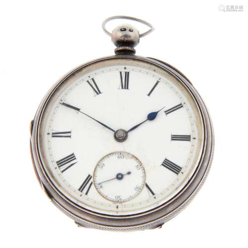 An open face pocket watch.