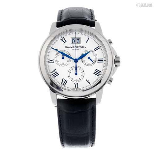 RAYMOND WEIL - a Tradition chronograph wrist watch.