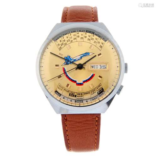 RAKETA - a calendar wrist watch.