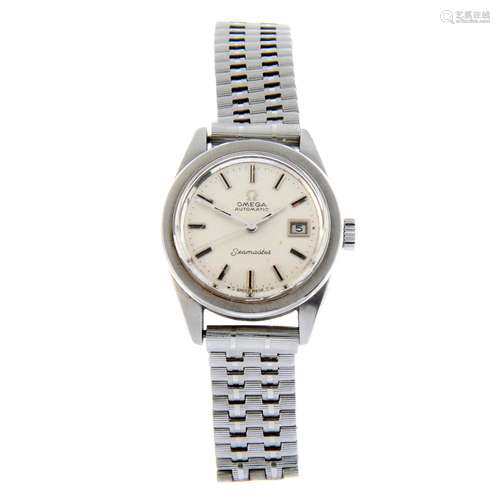 OMEGA - a Seamaster bracelet watch.