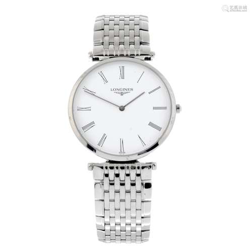 LONGINES - a La Grande Classique bracelet watch.