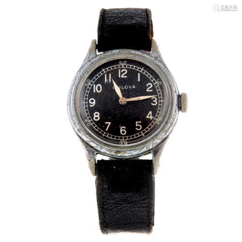 BULOVA - a military issue wrist watch.