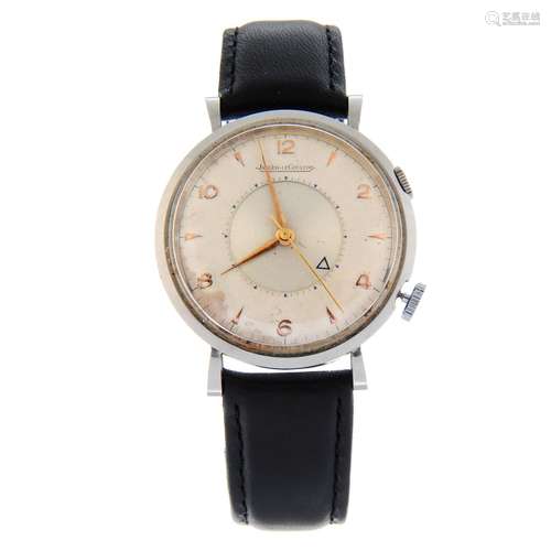 JAEGER-LECOULTRE - a Memovox alarm wrist watch.