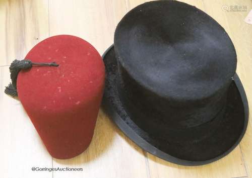 A top hat and a fez hat (2)