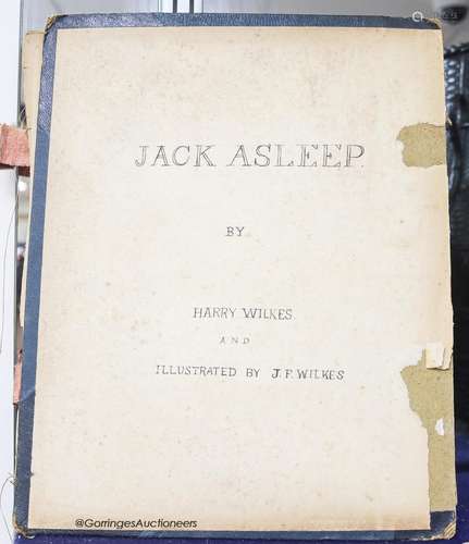 ° Early 20th century hand written book, 'Jack Asleep' by Hen...