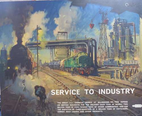 Terence Cuneo (1907-1996), colour print. 'British Railways, ...