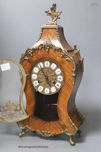 A Louis XV style gilt metal mounted inlaid kingwood eight da...