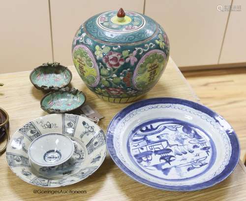 A quantity of mixed Oriental wares