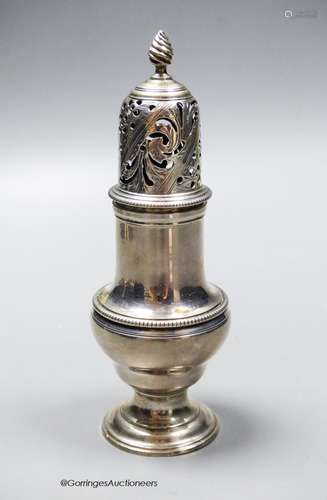 A George III silver baluster pepper, Daniell & Mince, London...