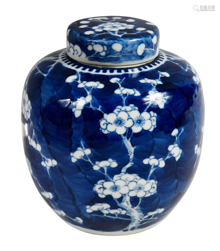 Chinese Blue and White Porcelain Ginger Jar