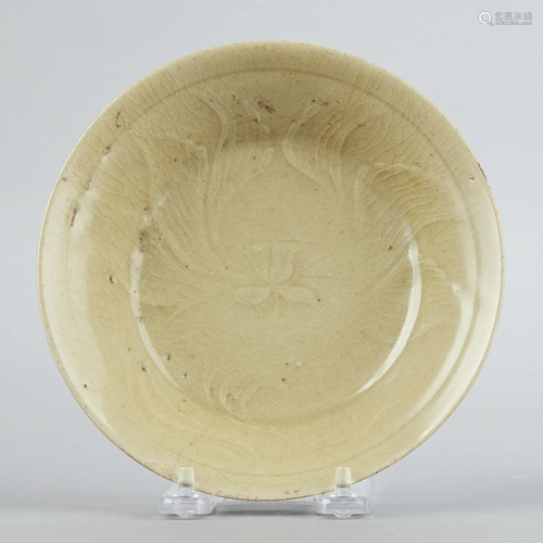 12th c. Chinese or Korean Celadon Bowl with Incised