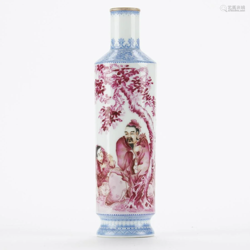 Chinese Porcelain Vase Wu Weiming