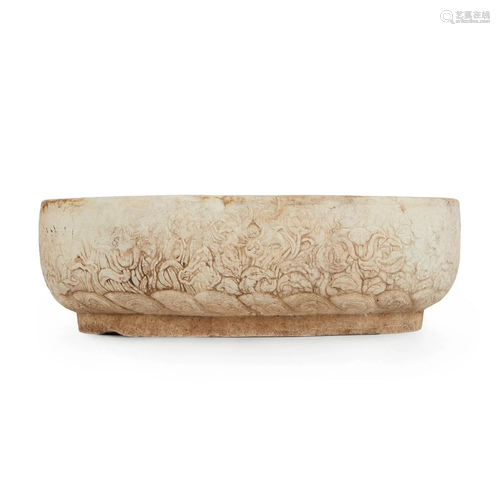 Chinese Early Ming Marble Planter