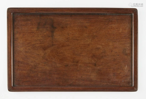 18th c. Chinese Rosewood Tray