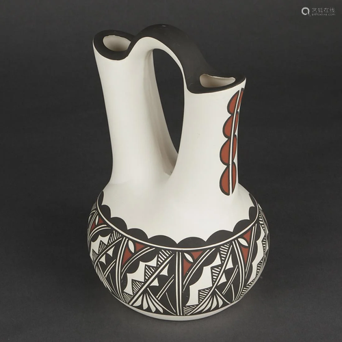 Lorraine & Cyrus Concho Acoma Wedding Vase