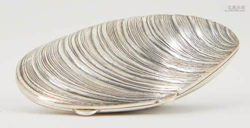 Buccellati Sterling Clamshell Pill Box