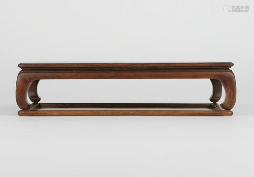 Qing Chinese Carved Hardwood Stand