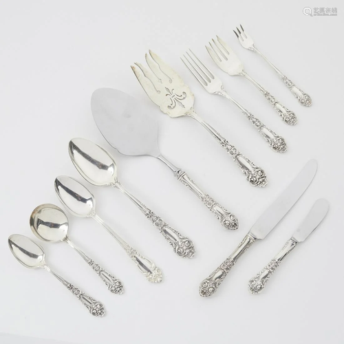 Reed & Barton French Renaissance Sterling Flatware Set