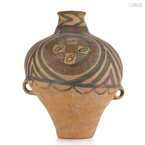 Chinese Neolithic Terracotta Banshan Pot Yangshao