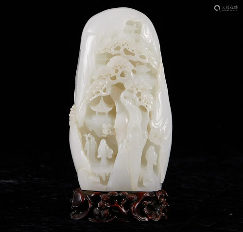 Chinese White Jade Boulder