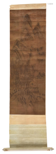 Classical Style Chinese School Scroll Painting