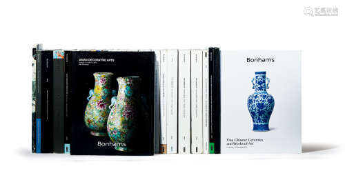 邦瀚斯历年重要瓷器及工艺精品拍卖图录一组三十册