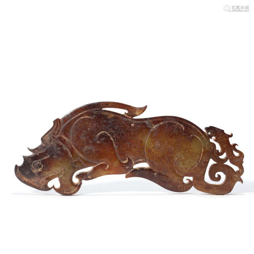 A Jade Dragon Ornament