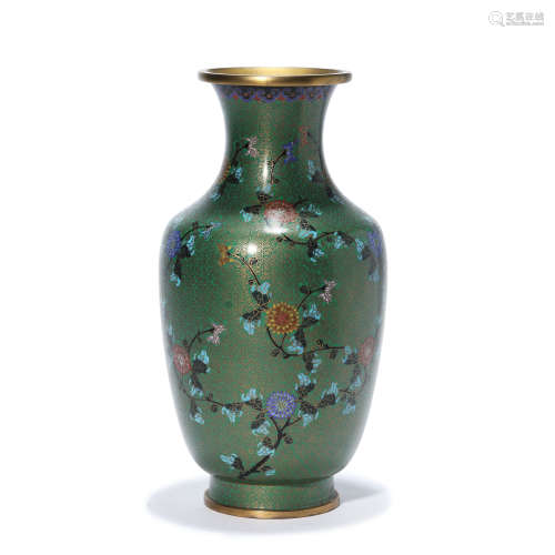 A Cloisonne Enamel Bronze Vase
