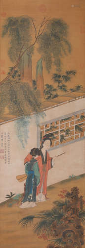 A Chinese Figure Painting, Tang Yin Mark