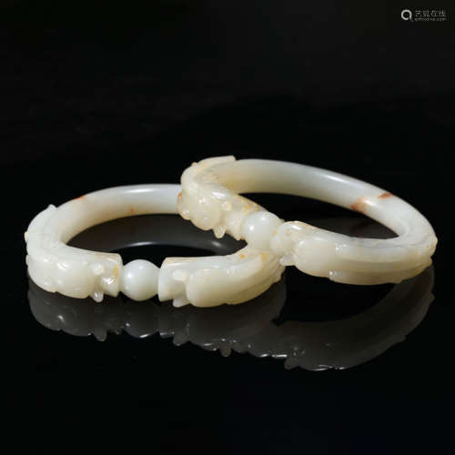 A Pair of Jade Bracelets